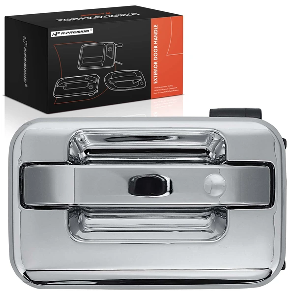 Rear Driver Chrome Exterior Door Handle for 2006-2008 Lincoln Mark LT