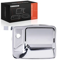 Front Passenger Chrome Exterior Door Handle with keyhole for 1999-2016 Ford F-350 Super Duty