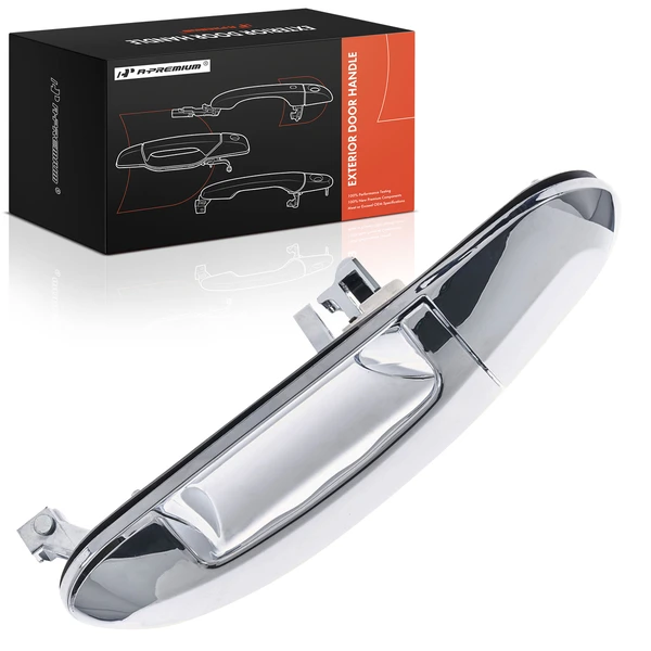 Rear Passenger Chrome Exterior Door Handle for 2002-2010 Ford Explorer