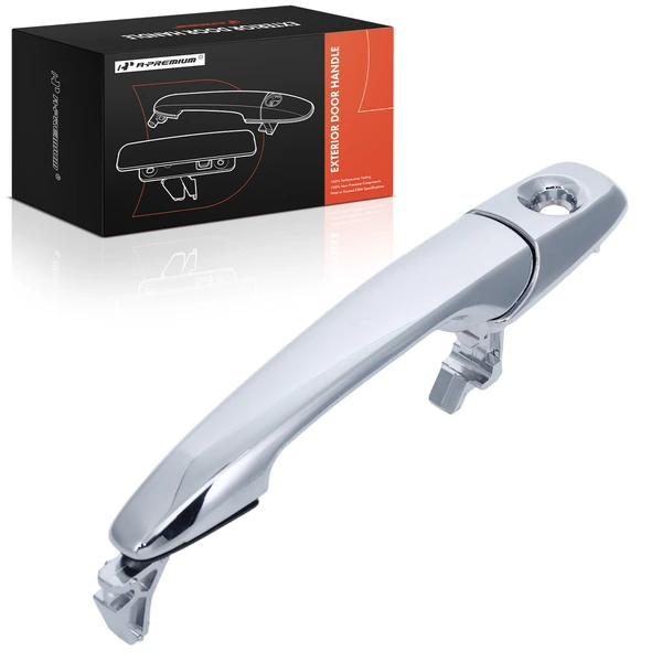 Front Driver Chrome Exterior Door Handle with Keyhole for 2006 Lincoln Zephyr