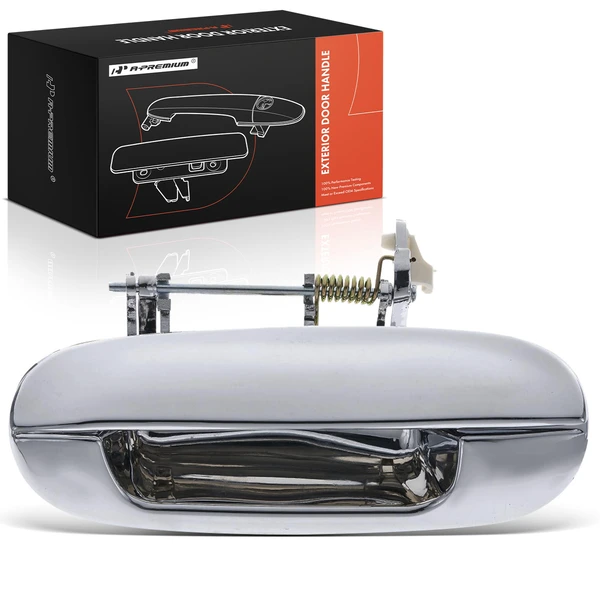 Rear Driver Chrome Exterior Door Handle for 2004-2005 GMC Envoy XUV