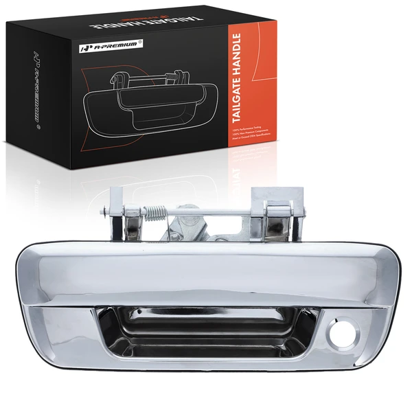 Chrome Tailgate Handle with Keyhole for 2004-2012 GMC Canyon