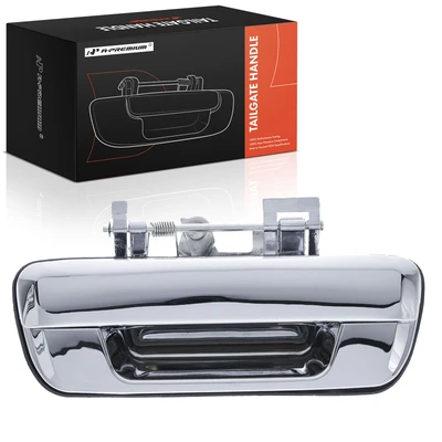 Chrome Tailgate Handle without Keyhole