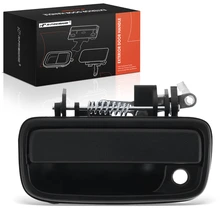 Front Driver Textured Black Exterior Door Handle