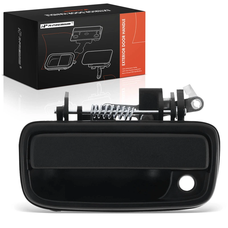 Front Driver Textured Black Exterior Door Handle for Toyota Tacoma 1995-2004
