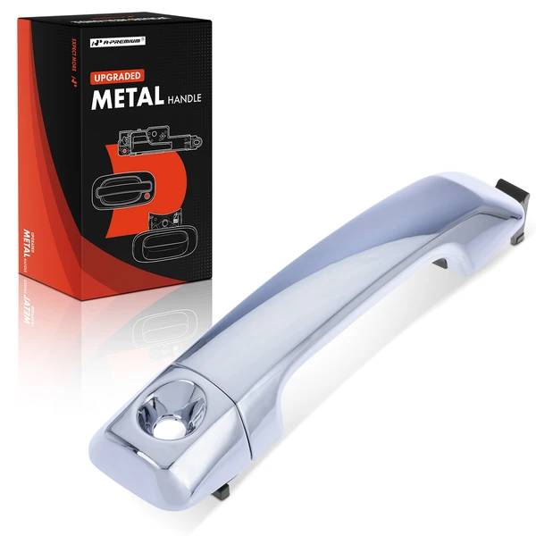 Front Driver Pro Version All Metal Exterior Door Handle with Keyhole for 2008-2020 Toyota Sequoia