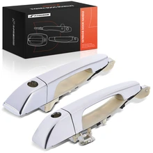 2 Pcs Front Exterior Door Handle with Key Hole for 2006-2012 Kia Sedona