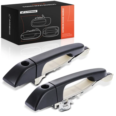 2 Pcs Front Exterior Door Handle with Key Hole for 2006-2012 2014 Kia Sedona