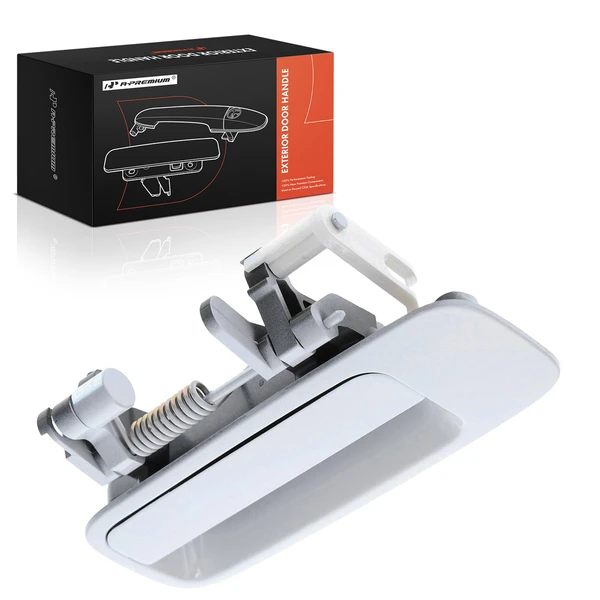 Rear Driver White Exterior Door Handle for 1999-2001 Lexus ES300