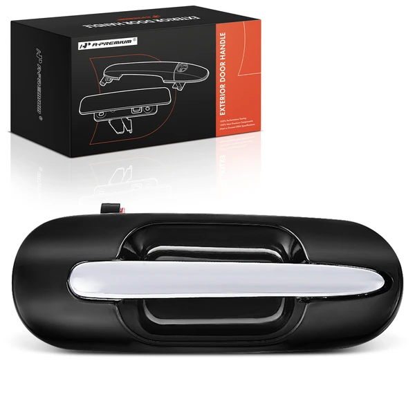 Rear Passenger Chrome Lever & Black Housing Exterior Door Handle for Honda CR-V