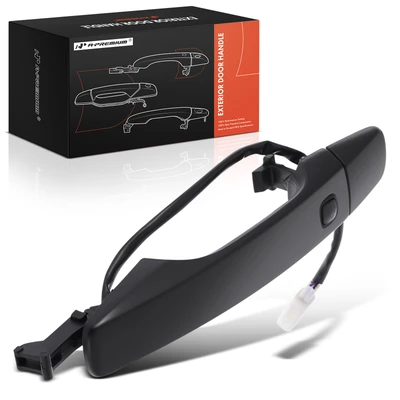 Front Passenger Primed Black Exterior Door Handle