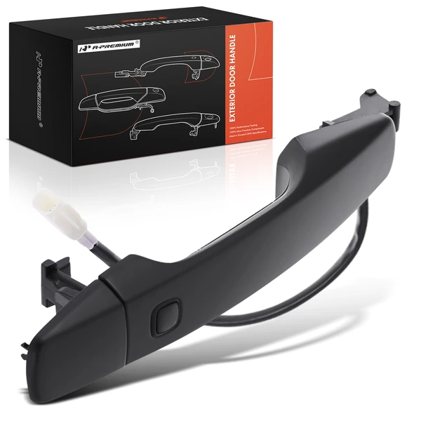 Rear Passenger Black Exterior Door Handle for 2008-2011 2013-2015 Lexus LX570