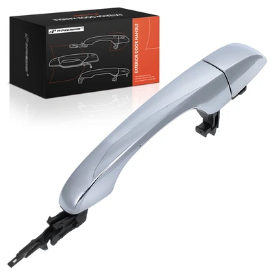Rear Driver or Passenger Chrome Exterior Door Handle