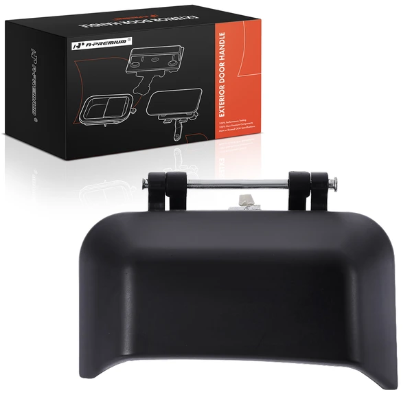 Rear Passenger Primed Black Exterior Door Handle for 2007-2017 Jeep Compass