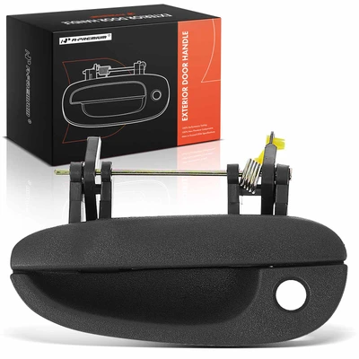 Front Driver Texture Black Exterior Door Handle
