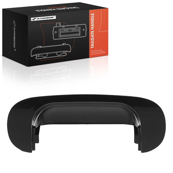 Black Smooth Tailgate Handle Bezel for 2002-2008 Dodge Ram 1500