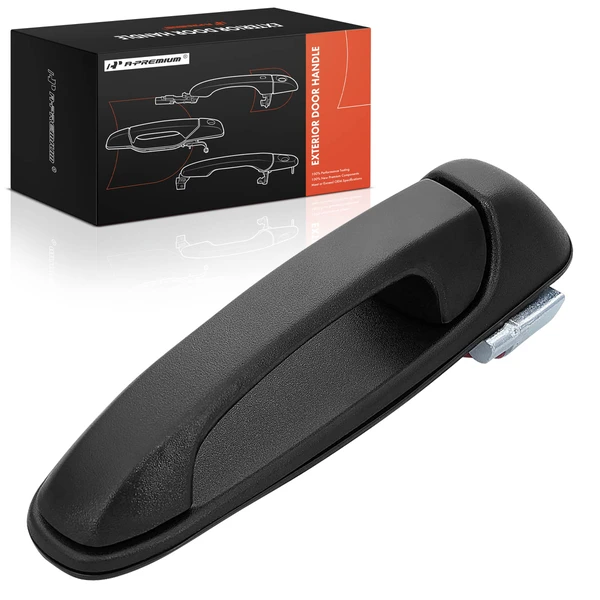 Rear Passenger Texture Black Exterior Door Handle for 2003-2009 Dodge Ram 2500