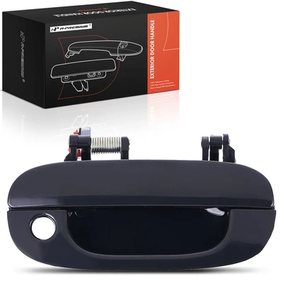 Front Passenger Black Exterior Door Handle