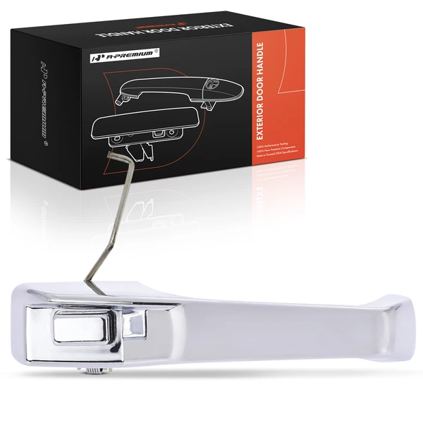 Front Passenger All Chrome Exterior Door Handle for Jeep ZJ Grand Cherokee 93-98