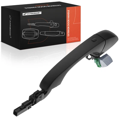Front Passenger Primed Black Exterior Door Handle