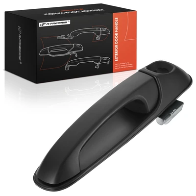 Front Passenger Smooth Black Exterior Door Handle
