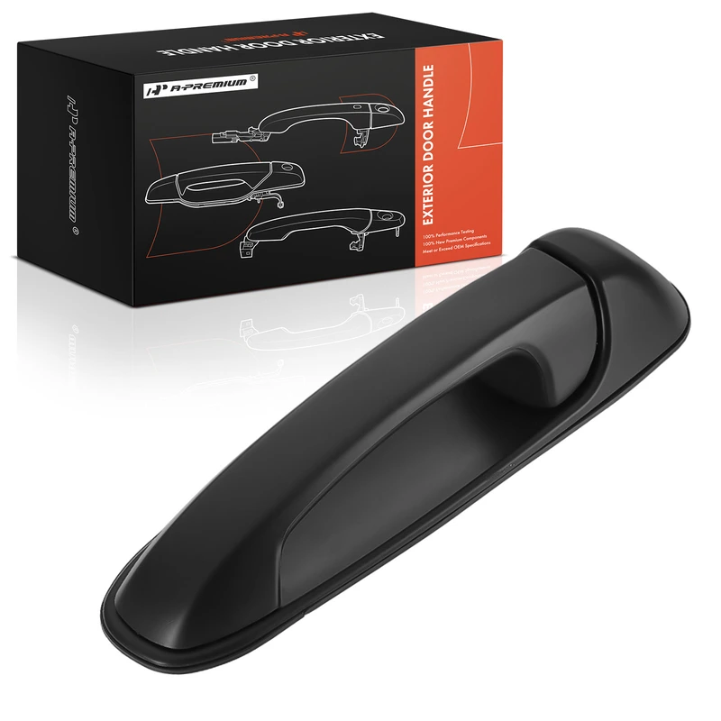 Rear Driver Smooth Black Exterior Door Handle for 1999-2004 Jeep Grand Cherokee