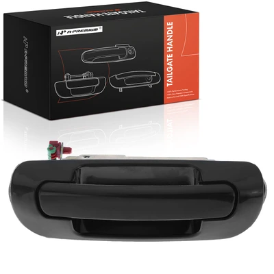 Rear Smooth Black Liftgate Latch Handle