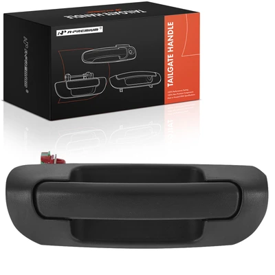 Rear Textured Black Liftgate Latch Handle