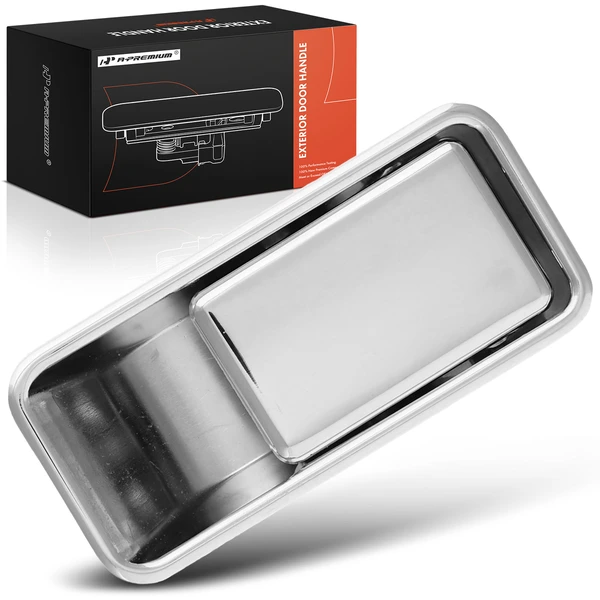 Front Driver Chrome Exterior Door Handle for 1997-2006 Jeep Wrangler