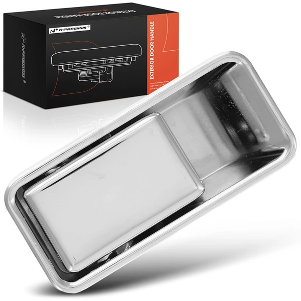 Front Passenger Chrome Exterior Door Handle for 1997-2006 Jeep Wrangler