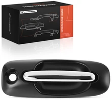 Front Passenger Black Housing Exterior Door Handle withKeyhole