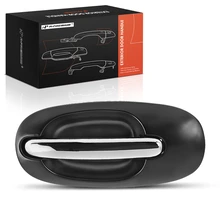 Driver Sliding Door Chrome & Black Exterior Door Handle for 1996-2000 Dodge Caravan