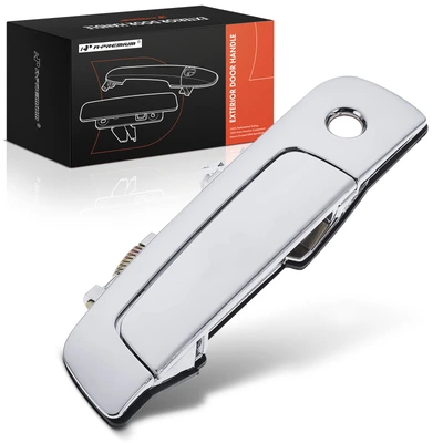 Front Driver Chrome Exterior Door Handle with Keyhole