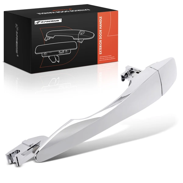 Front Passenger or Rear Passenger Chrome Exterior Door Handle for 2013-2018 Nissan Altima