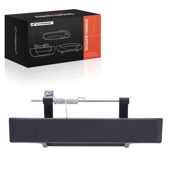 Rear Tailgate Textured Black Liftgate Handle Lever for 2004-2013 Nissan TITAN