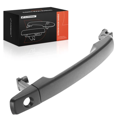 Front Driver Textured Black Exterior Door Handle