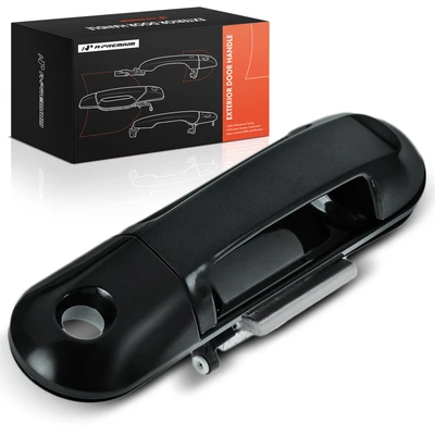 Front Driver Green Exterior Door Handle with keyhole