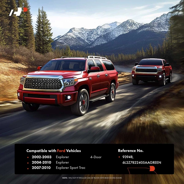 Front Driver Green Exterior Door Handle with keyhole for Ford Explorer Sport Trac