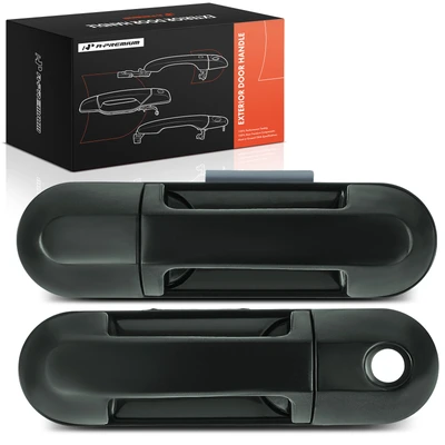 2 Pcs Front Green Exterior Door Handle
