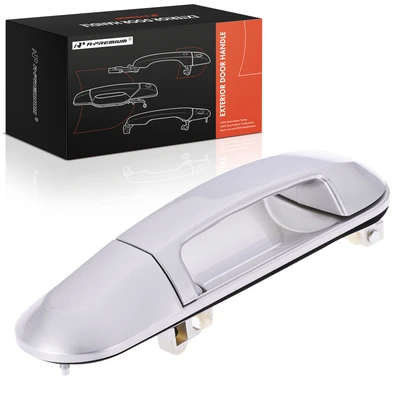 Rear Passenger Silver Exterior Door Handle