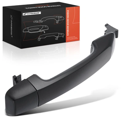 Front Passenger Black Exterior Door Handle