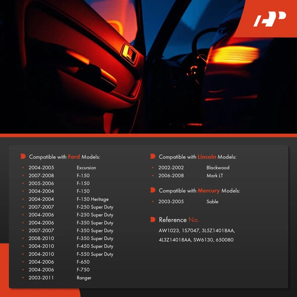 Passenger Door Jamb Switch for Ford F-150 04-08 F-250 F-350 F-450 F-550 Super Duty