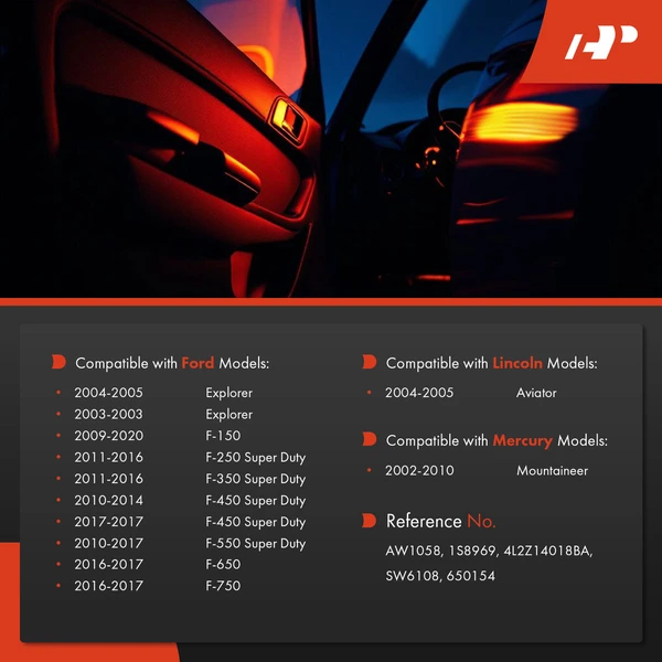 Rear Door Jamb Switch for Ford F-150 F-250 Super Duty F-350 Super Duty Explorer