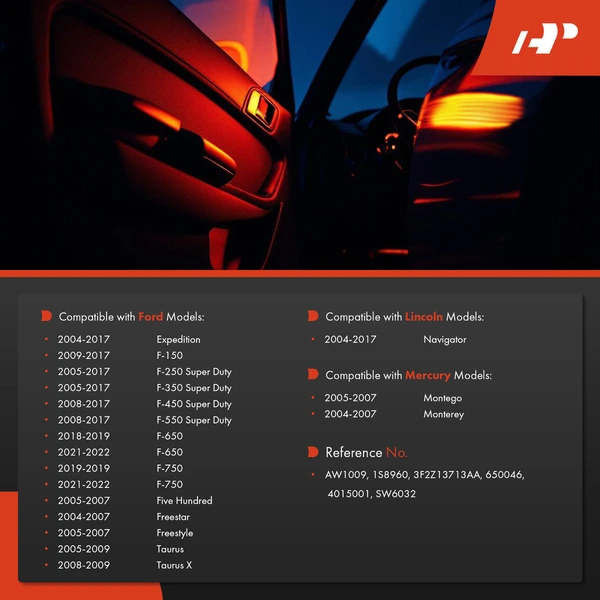 Front Driver Door Jamb Switch for Ford F-150 F-250 Super Duty F-350 Super Duty