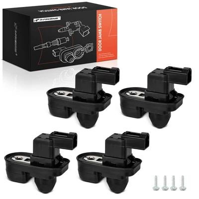 4 Pcs Front & Rear Door Jamb Switch