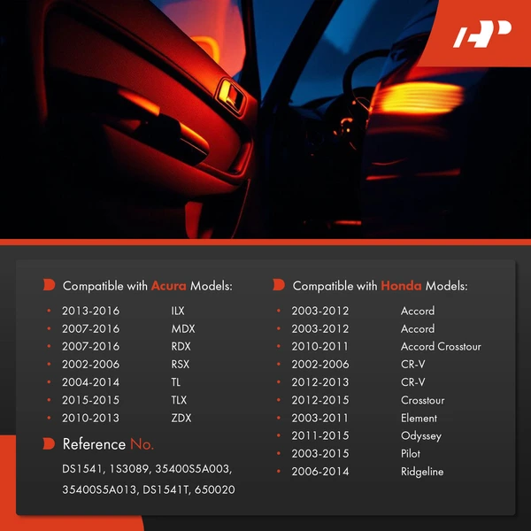 2 Pcs Door Jamb Switch for Honda Accord CR-V Pilot Odyssey Acura ILX MDX