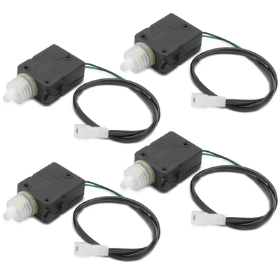 4 Pcs Front & Rear Door Lock Actuator