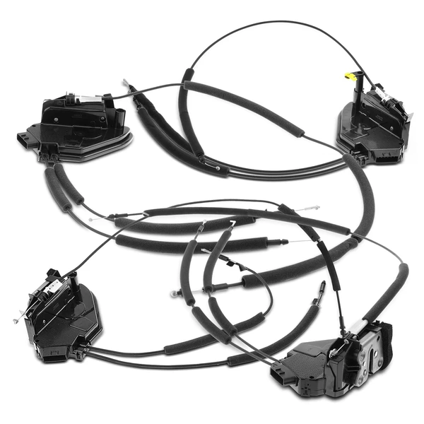 4 Pcs Front & Rear Door Lock Actuator for Nissan Leaf 2013-2019 Hatchback 2-Pins