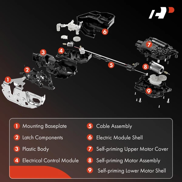 Rear Driver Door Lock Actuator for Nissan Armada 2009-2015 Cube INFINITI QX56