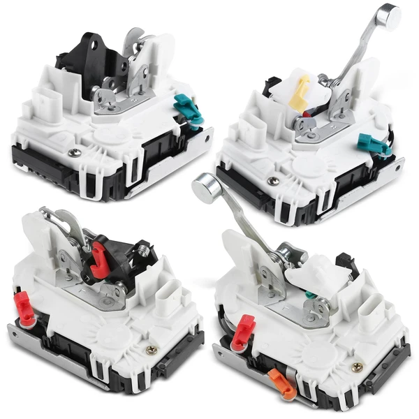 4 Pcs Front & Rear Door Lock Actuator for Dodge Nitro 07-11 Jeep Liberty 08-12